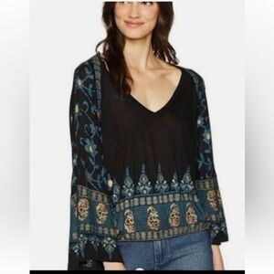 Free People Medallion Printed Dolman Top
